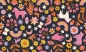Preview: Baumwolle Patchwork -  Alexia Abegg - Ruby Star Society - Meadow Star - Soft Black Applique Menagerie